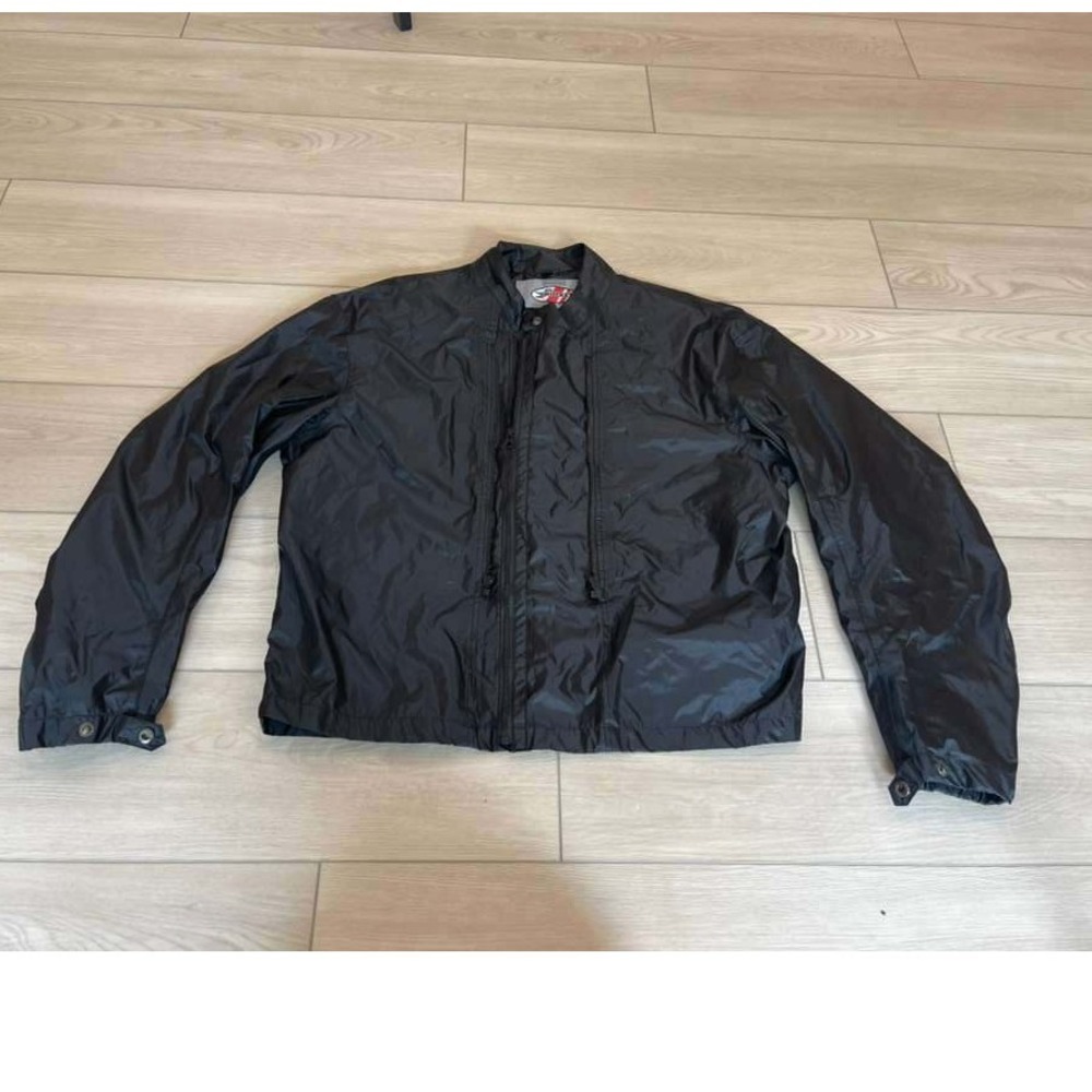 Joe Rocket Motorcycle Jacket Black XL Lightweight Sport Biker Riding WINDBREAKER